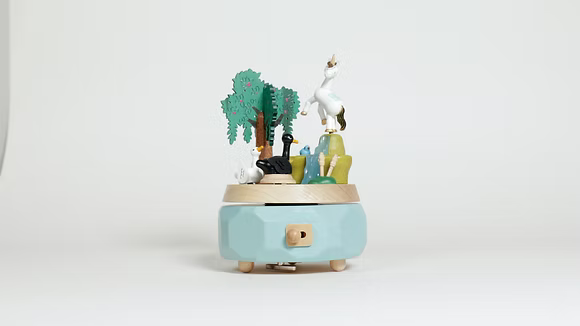 Boîte à musique Wooderful Life – Mécanisme Sankyo, fabrication artisanale