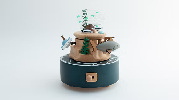 Boîte à musique Wooderful Life – Mécanisme Sankyo, fabrication artisanale