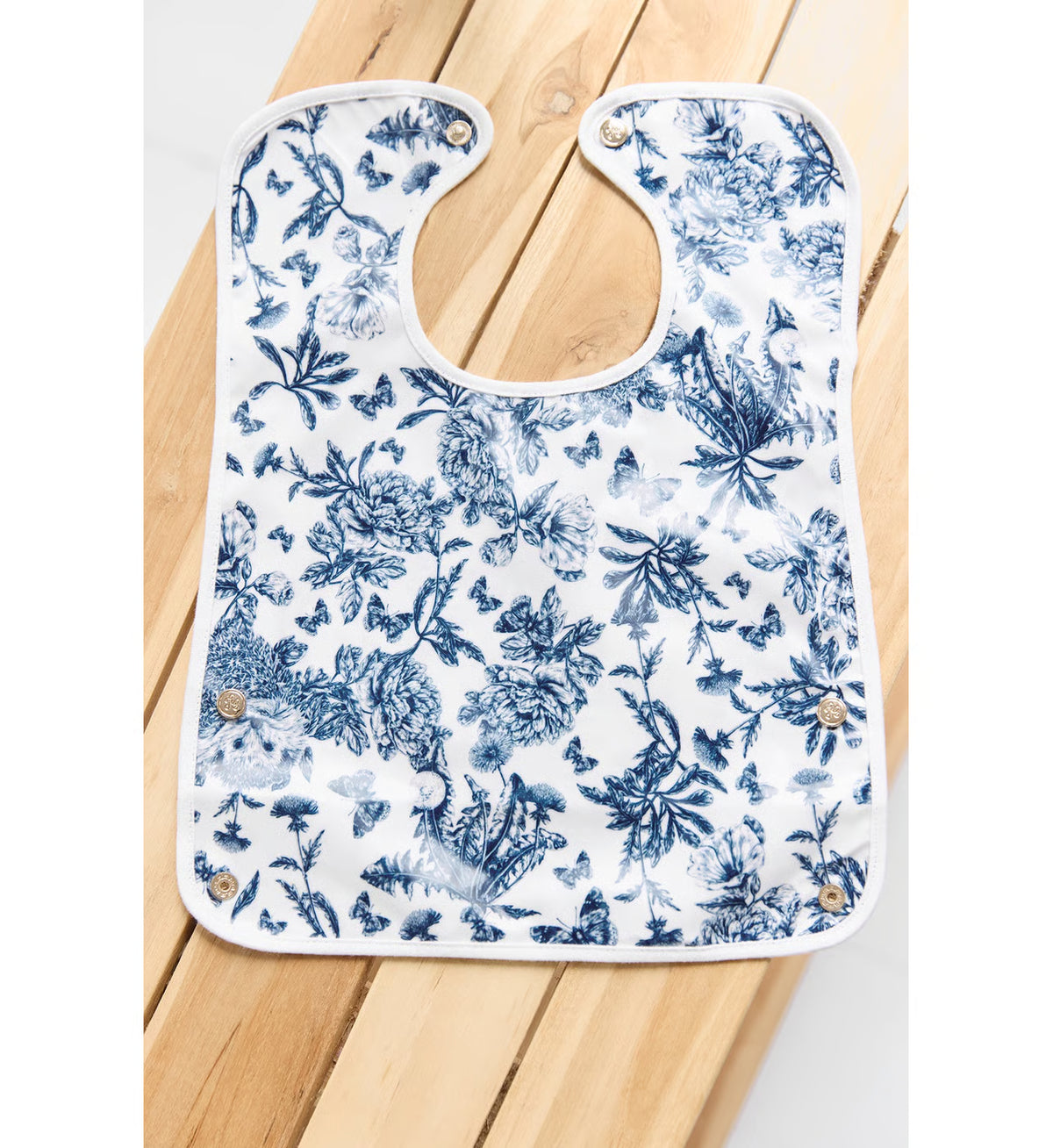 Bavoir toile enduite – Imprimé Toile de Jouy | Tartine et Chocolat