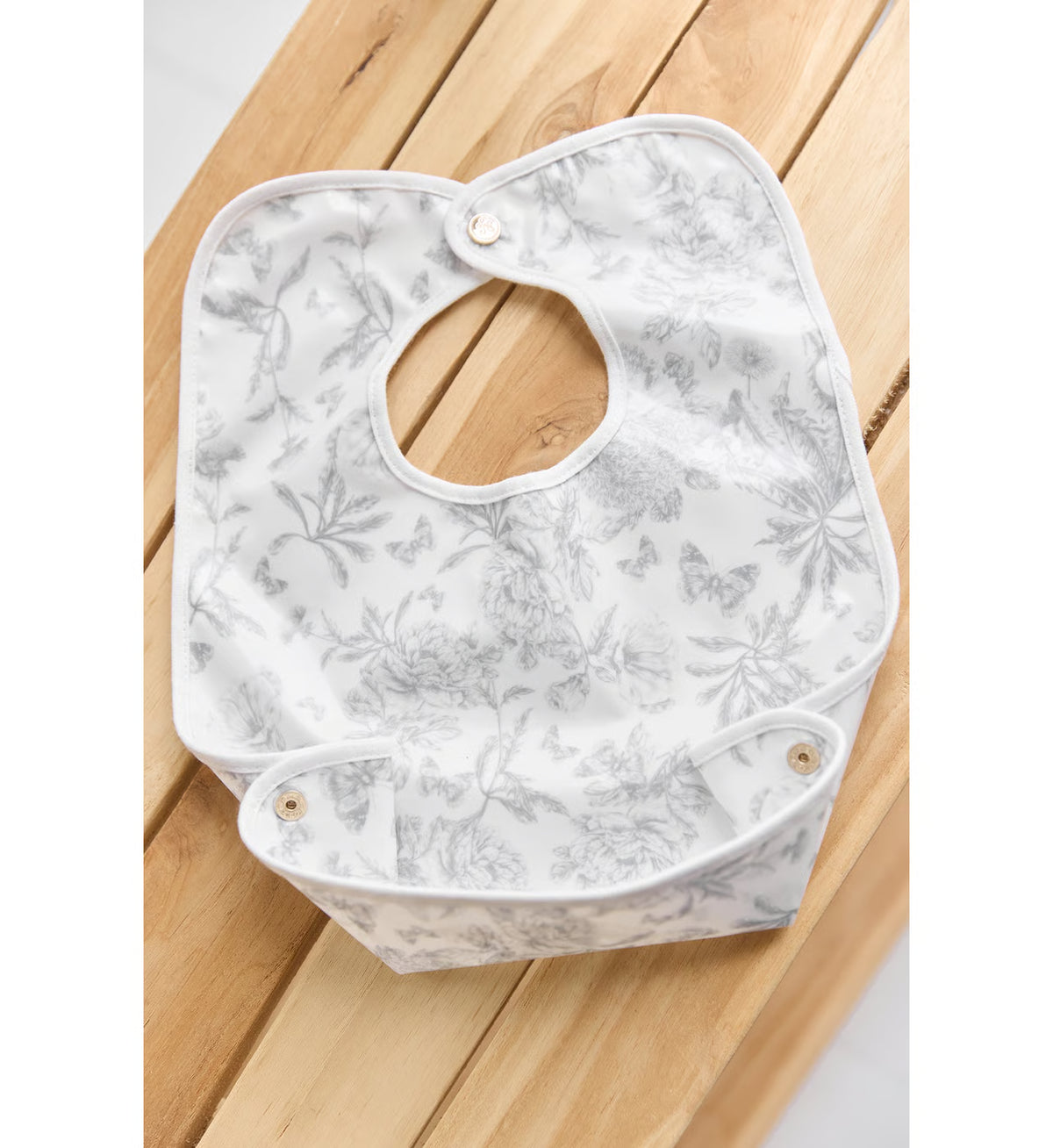 Bavoir toile enduite – Imprimé Toile de Jouy | Tartine et Chocolat