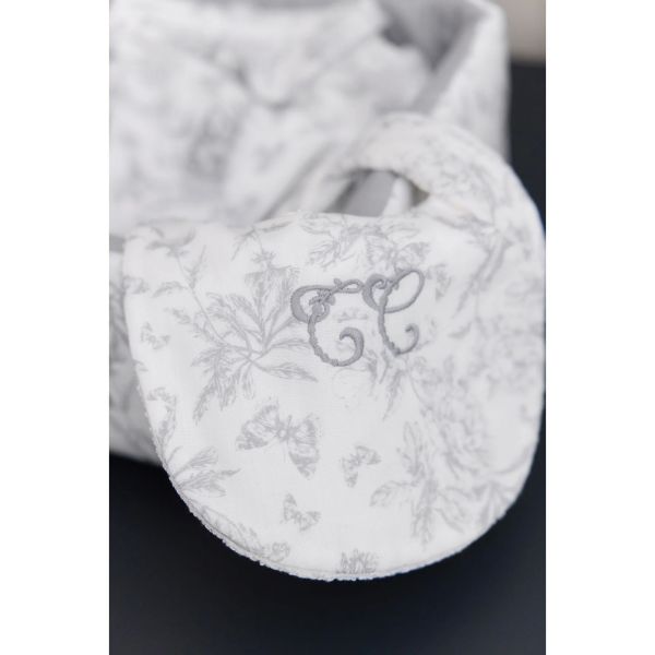 Bavoir imprimé Toile de Jouy | Tartine et Chocolat
