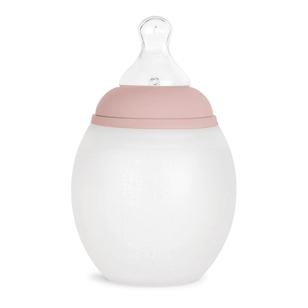 Biberon anti-colique 330 ml – Elhée | Silicone médical, tétine physiologique, dès 3 mois