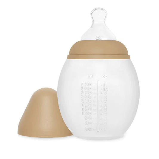 Biberon anti-colique 330 ml – Elhée | Silicone médical, tétine physiologique, dès 3 mois