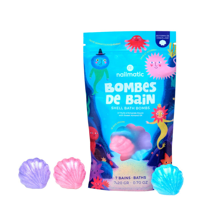 Bombes de Bain – Coffret 7 Mini Bombes Colorées
