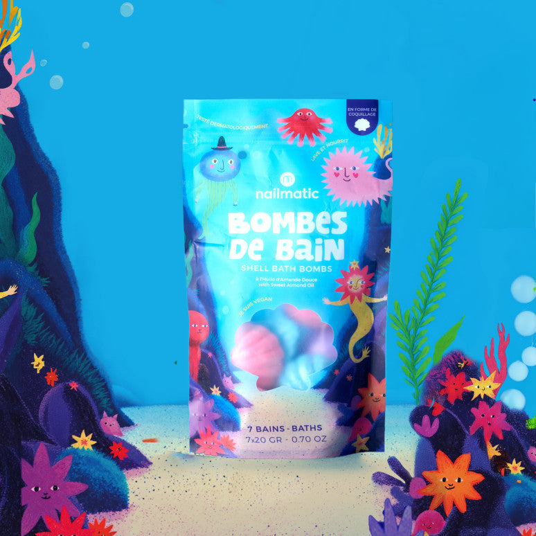 Bombes de Bain – Coffret 7 Mini Bombes Colorées