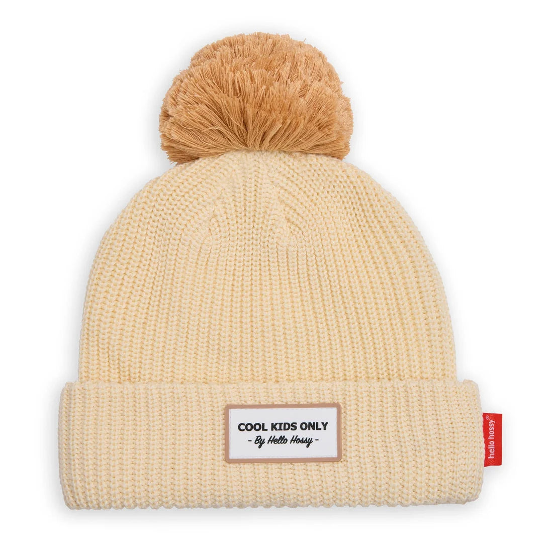 Bonnet Enfants Color Block – Pompon, Doublure Polaire & Coton Bio
