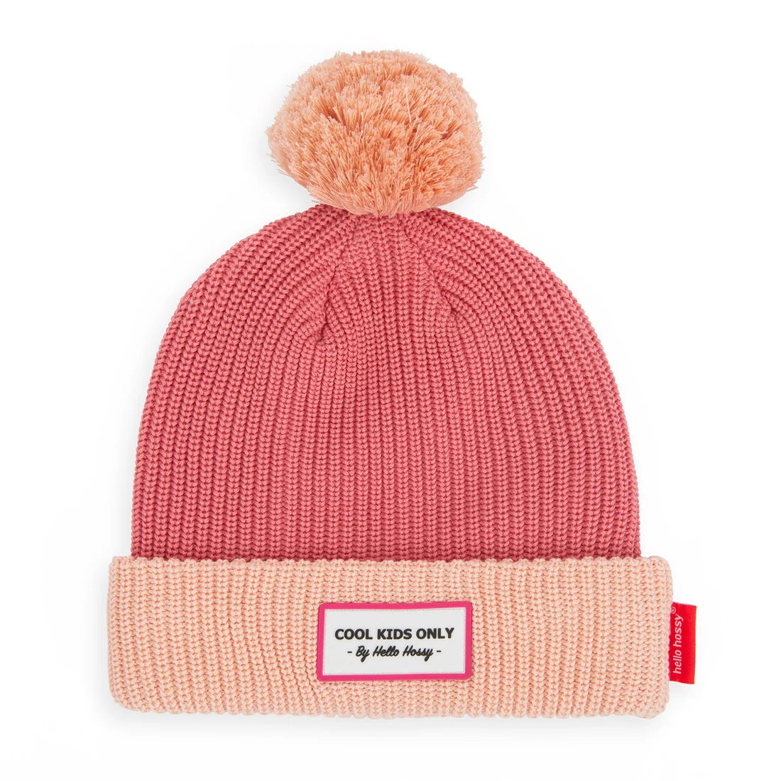Bonnet Enfants Color Block – Pompon, Doublure Polaire & Coton Bio