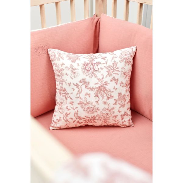 Coussin Réversible Imprimé Toile de Jouy | Tartine et Chocolat