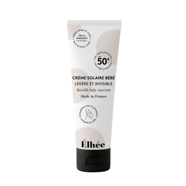 Crème Solaire SPF 50+ Bébé & Femme Enceinte – Elhée