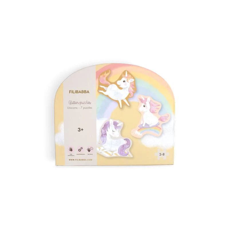 Lot de 7 puzzles – La plage des licornes