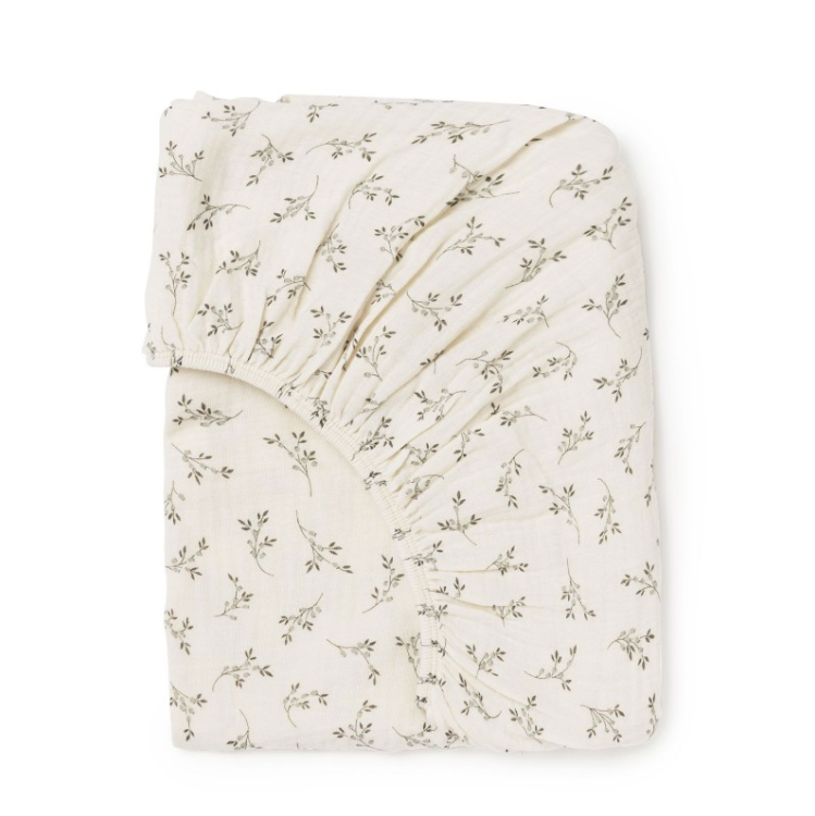 Drap-housse en gaze de coton bio Babyshower