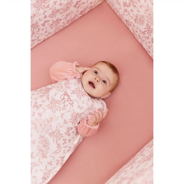 Gigoteuse Toile de Jouy – Coton Lange 100% Naturel | 3-9 mois | Tartine et Chocolat