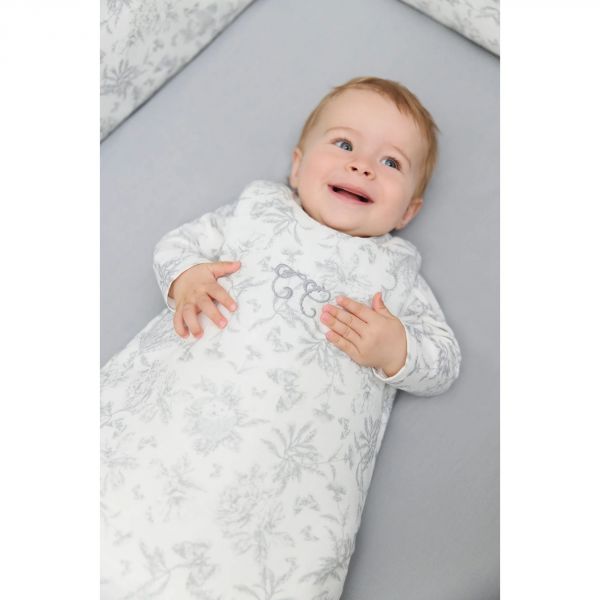 Gigoteuse Toile de Jouy – Coton Lange 100% Naturel | 3-9 mois | Tartine et Chocolat