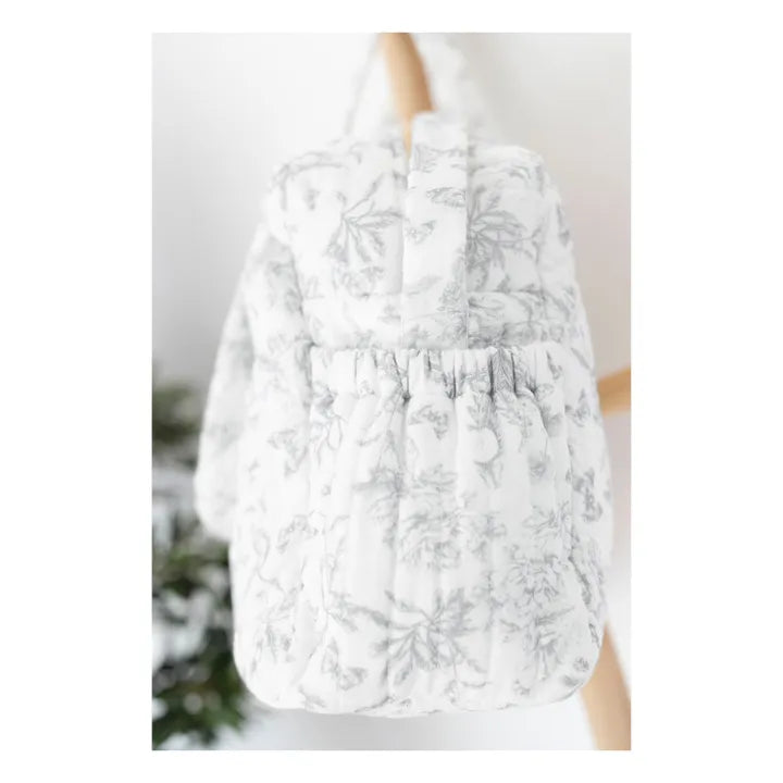 Sac à Langer Imprimé Toile de Jouy Gris | Tartine et Chocolat