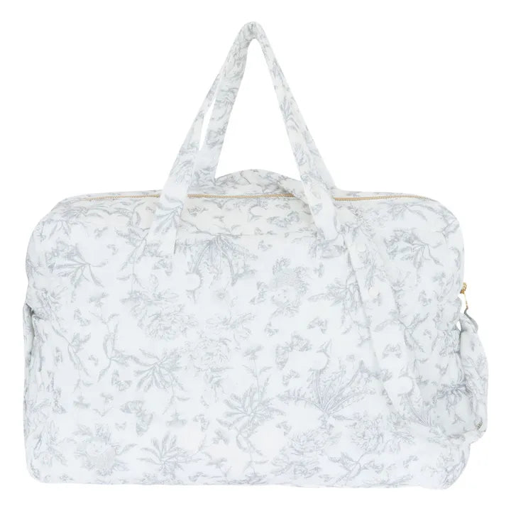 Sac à Langer Imprimé Toile de Jouy Gris | Tartine et Chocolat