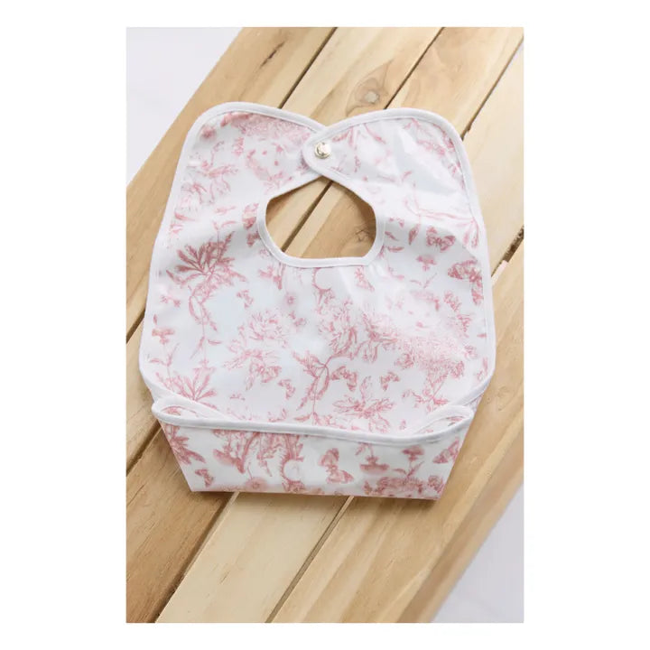 Bavoir toile enduite – Imprimé Toile de Jouy | Tartine et Chocolat