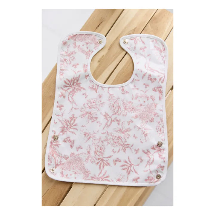 Bavoir toile enduite – Imprimé Toile de Jouy | Tartine et Chocolat