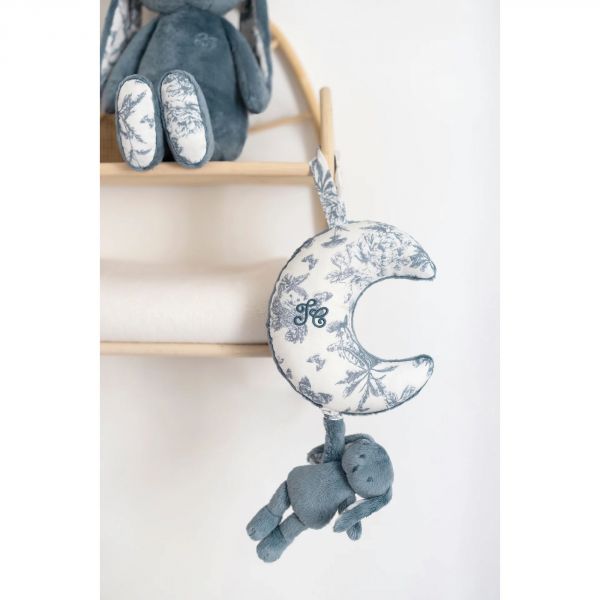 Augustin le Lapin musical – Imprimé Toile de Jouy | Tartine et Chocolat