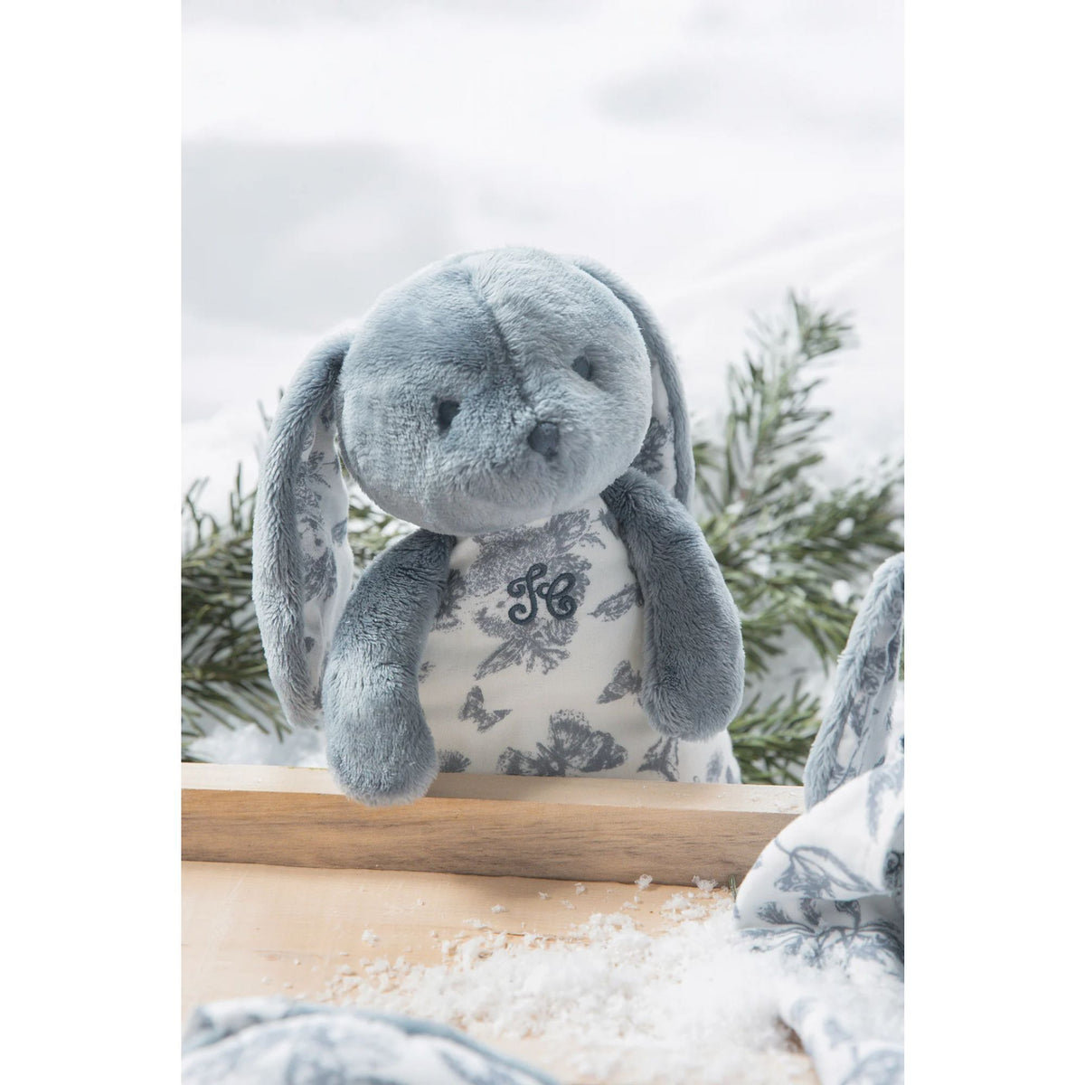 Augustin le Lapin – Veilleuse Musicale Toile de Jouy