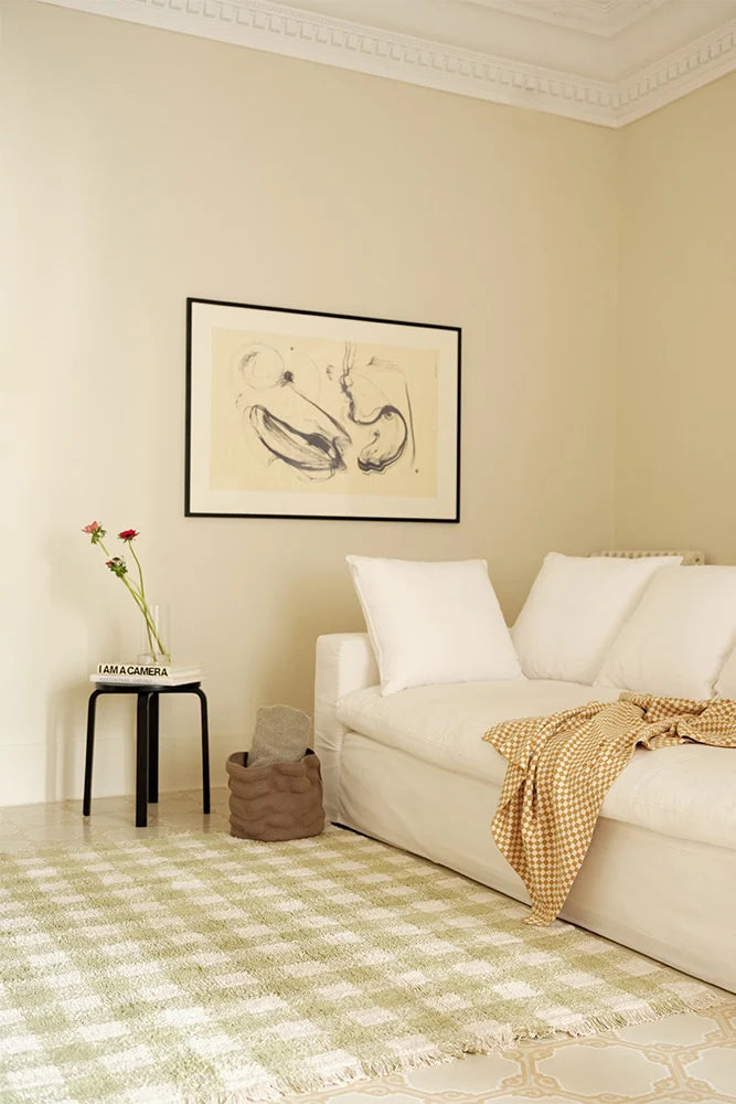 Tapis Lavable Vichy Matcha – Lorena Canals