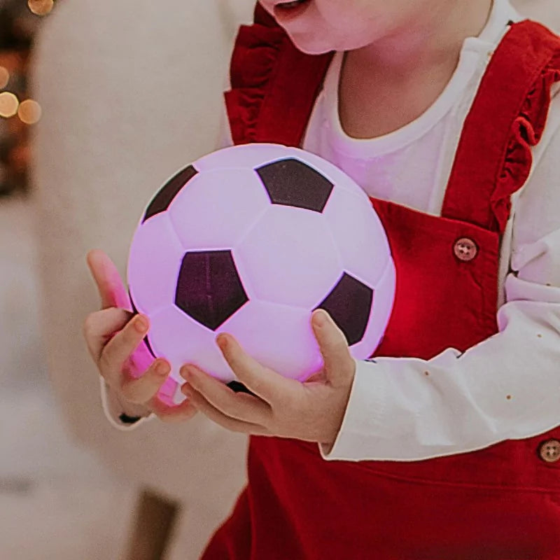Lampe LED Football Mary's – Veilleuse RGB Silicone pour Enfant