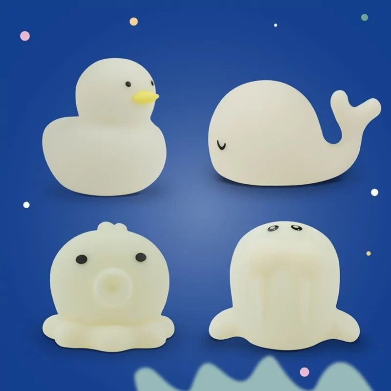 LED LAMP Sea Kit – Set de 4 Veilleuses Marines Lumineuses pour le Bain