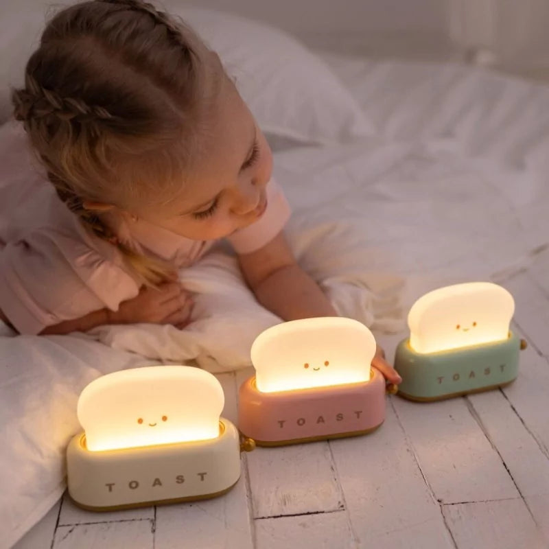 Lampe LED Grille-Pain – Veilleuse Enfant Rechargeable USB