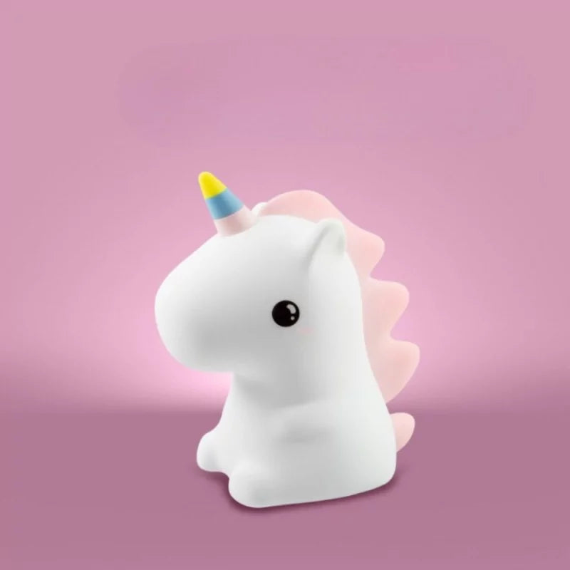 Lampe Veilleuse Licorne LED – Lumière Chaude & RGB pour Chambre Enfant