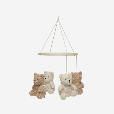 Mobile Teddy Bear naturel/biscuit Jollein