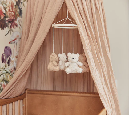 Mobile Teddy Bear naturel/biscuit Jollein
