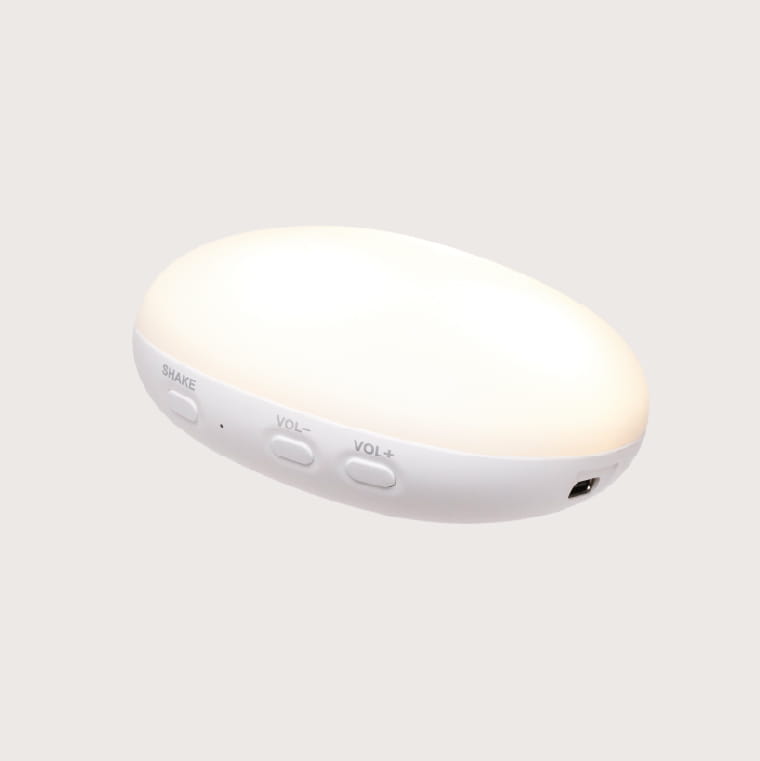 Lapin Hummy avec Lampe – Moonie 2.0 | Aide au sommeil bébé en coton biologique