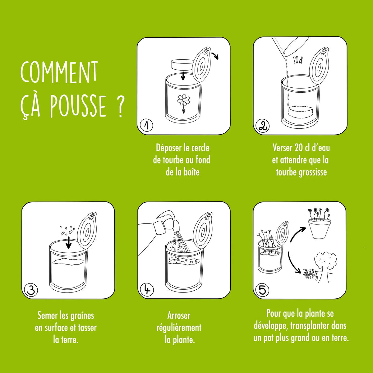 Kit à semer – Mauvaises Graines - Fabriqué en France