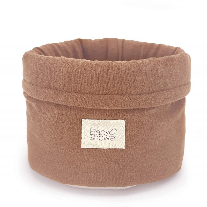 Panier de rangement moyen bébé en coton bio | Babyshower