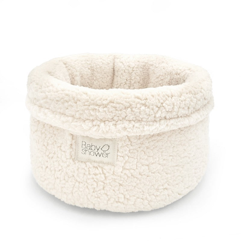 Panier de rangement moyen bébé en coton bio | Babyshower
