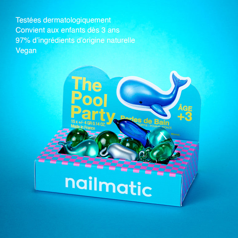 Perles de bain Nailmatic City – Bain Huile Parfumée Enfant