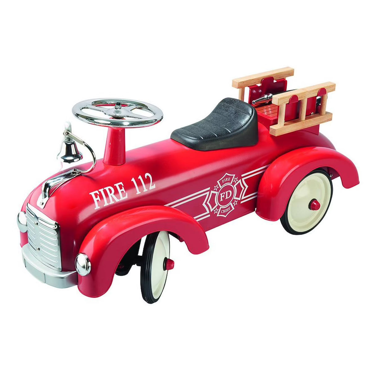 Porteur camion de pompiers en métal – Goki - EXCLU WEB
