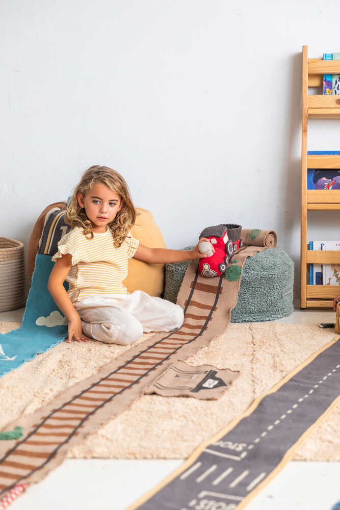 Train Ride & Roll – Jouet textile fait main | Lorena Canals
