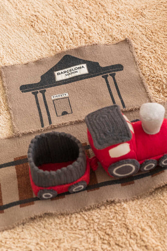 Train Ride & Roll – Jouet textile fait main | Lorena Canals