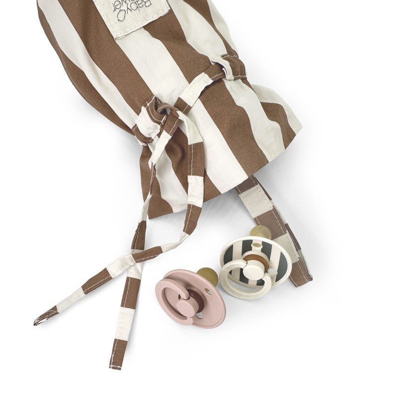 Attache-Tétine – Pochette Tétine en Coton Bio | Baby Shower