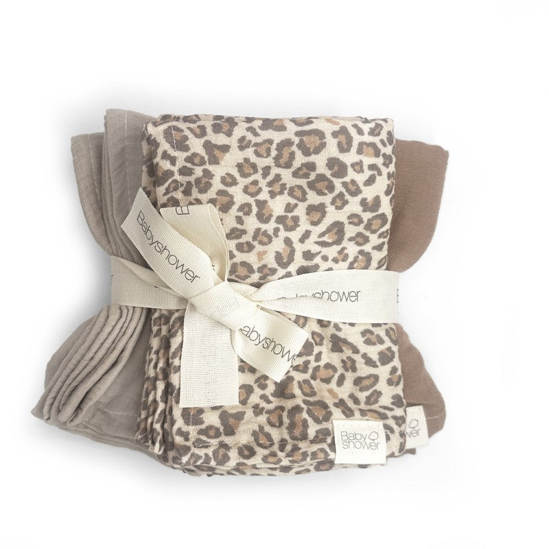Set de 3 Mini-Langes – Gaze de Coton Bio GOTS | Babyshower