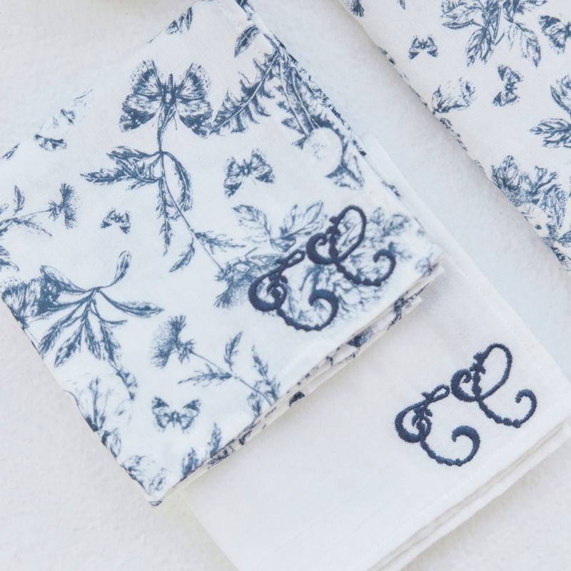 Set de 2 Langes – Imprimé Toile de Jouy | Tartine et Chocolat