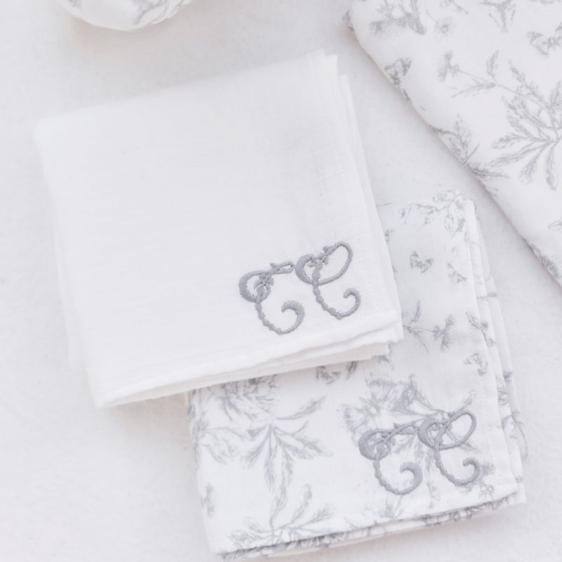 Set de 2 Langes – Imprimé Toile de Jouy | Tartine et Chocolat