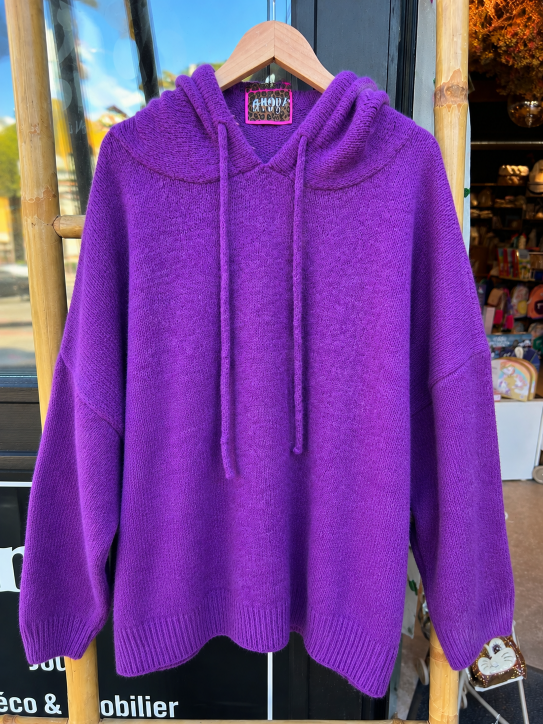 Pull Perle – Maille à Capuche Taille Unique | Anouk Ninon