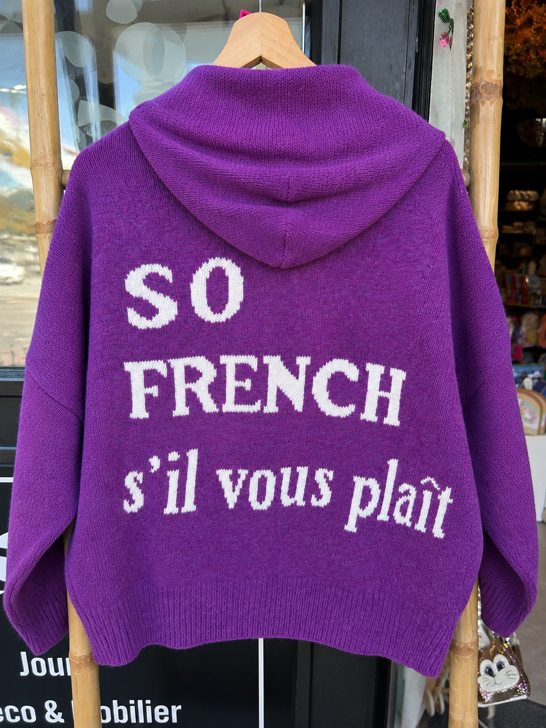 Pull Perle – Maille à Capuche Taille Unique | Anouk Ninon