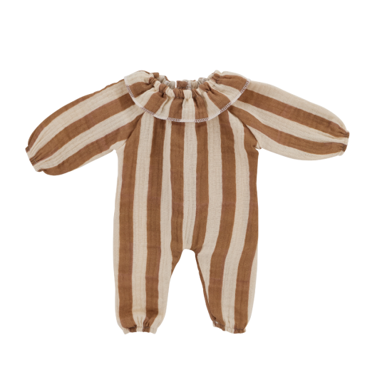Tenue de poupée combinaison avec col – Gaze de coton