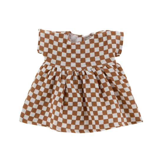 Tenue de poupée – Robe en gaze de coton | 34 cm