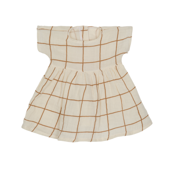 Tenue de poupée – Robe en gaze de coton | 34 cm