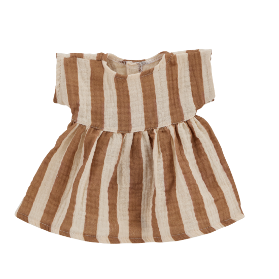 Tenue de poupée – Robe en gaze de coton | 34 cm