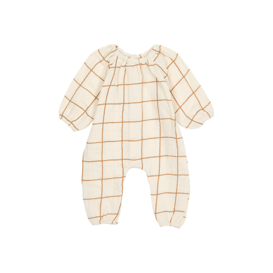 Tenue de poupée combinaison sans col – Gaze de coton