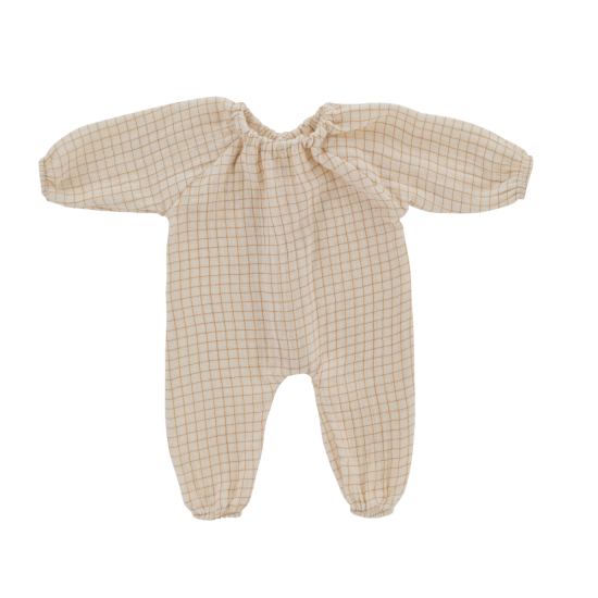 Tenue de poupée combinaison sans col – Gaze de coton